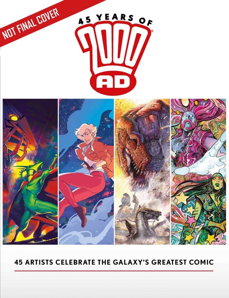 45 Years of 2000AD - Anniversary Art Book - Cover