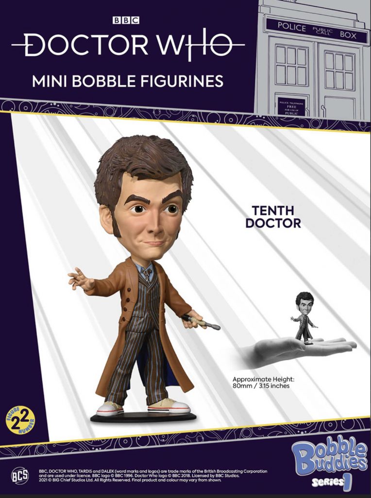 BIG Chief Studios Tenth Doctor Mini Figurine - Bobble Buddies