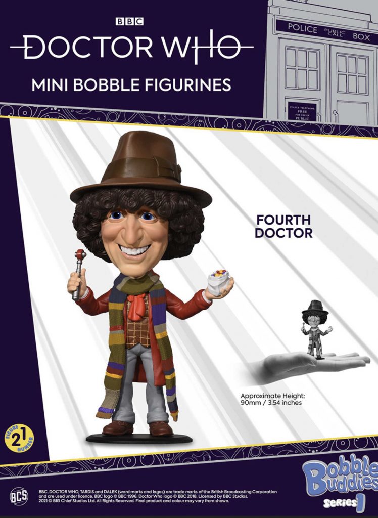 BIG Chief Studios Fourth Doctor Mini Figurine - Bobble Buddies