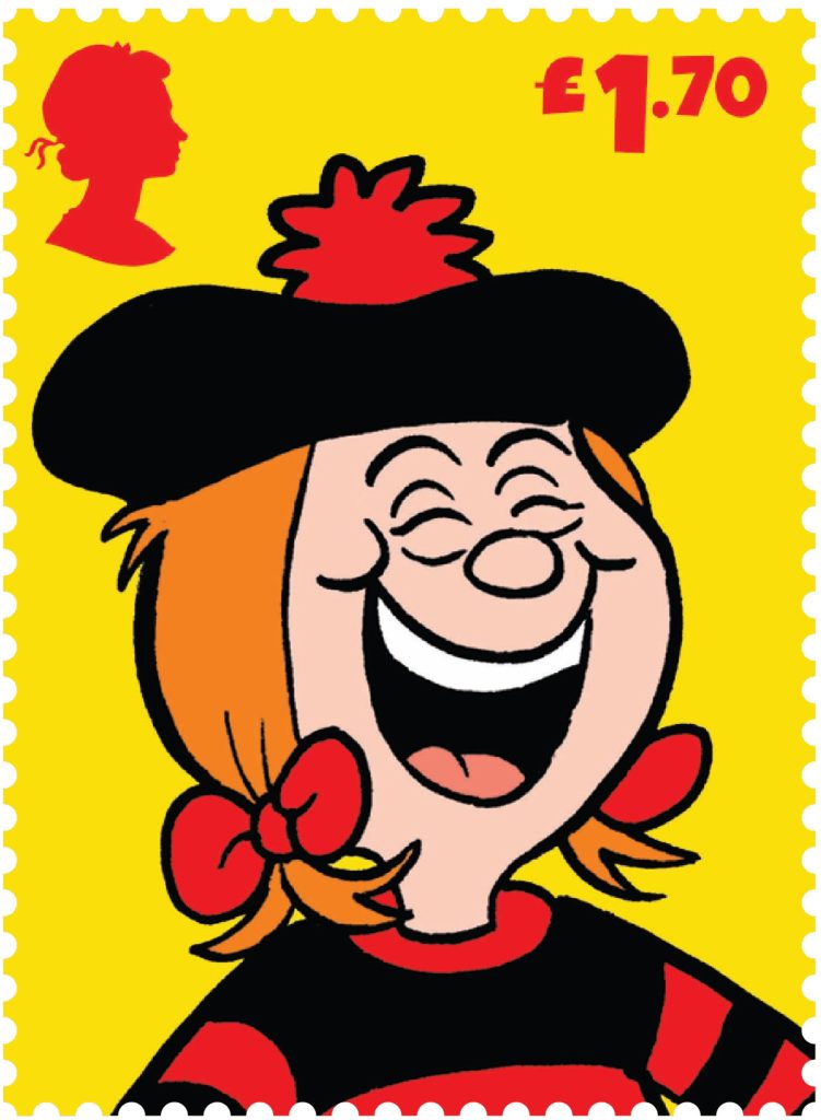 Dennis at 70 Royal Mail Stamps - Minnie the Minx
