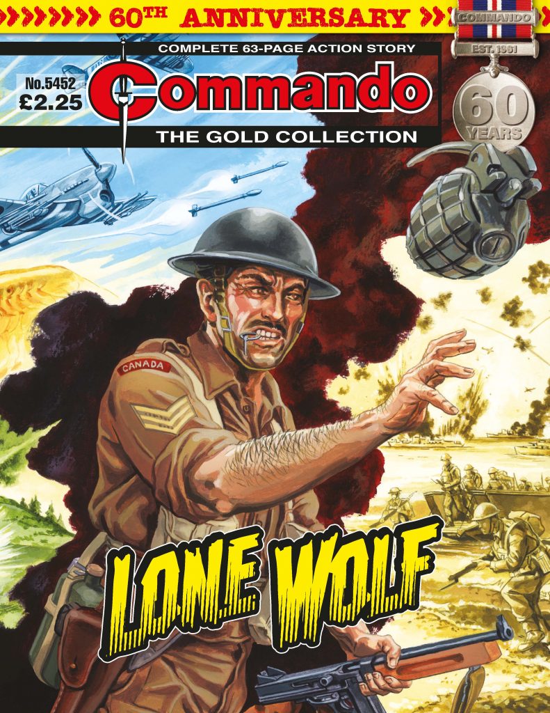Commando 5452: Gold Collection: Lone Wolf - cover by Graeme Neil Reid