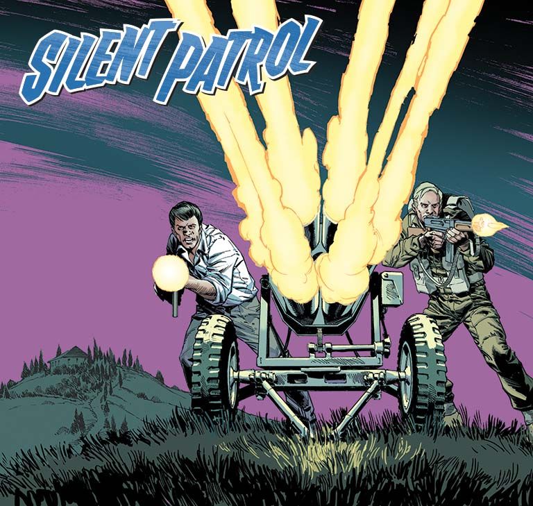 Commando 5453: Action and Adventure: Silent Patrol - cover by Staz Johnson Full