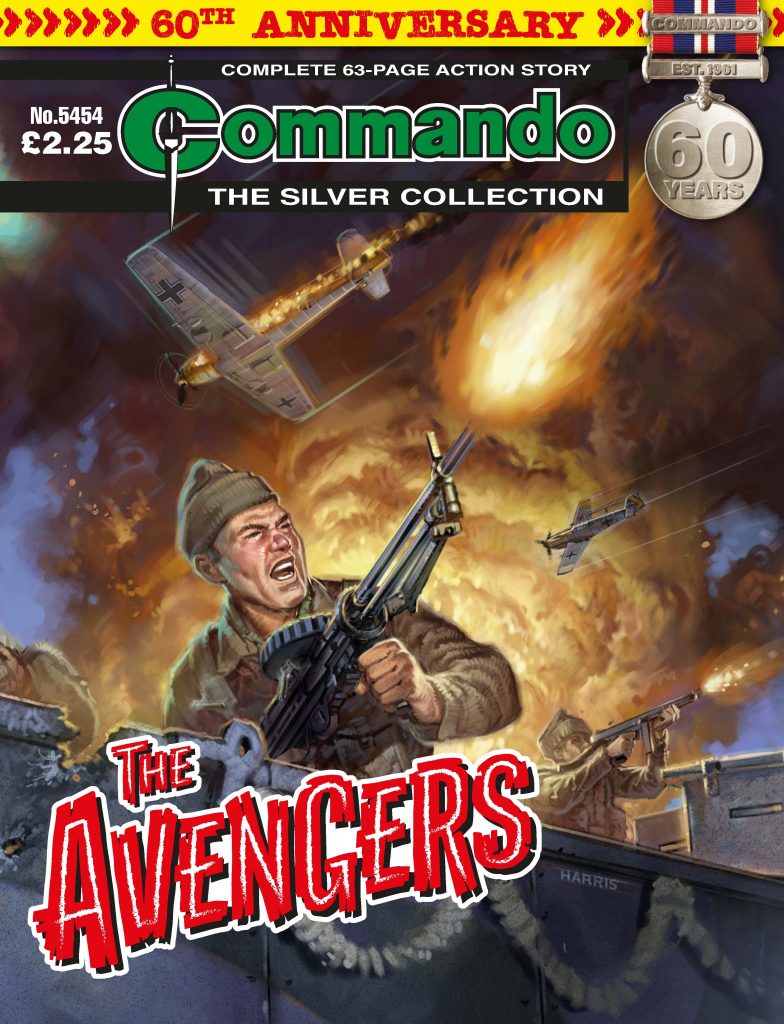 Commando 5454: Silver Collection: The Avengers - cover by Mark Harris Full