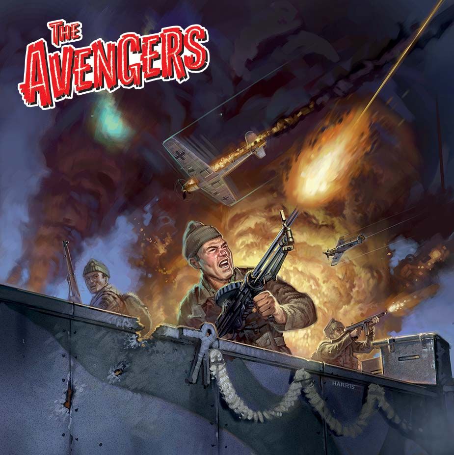 Commando 5454: Silver Collection: The Avengers - cover by Mark Harris