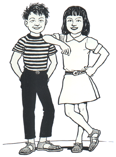 Tony and Tina, drawn by Dudley Watkins for the Worldwide Evangelisation Crusade