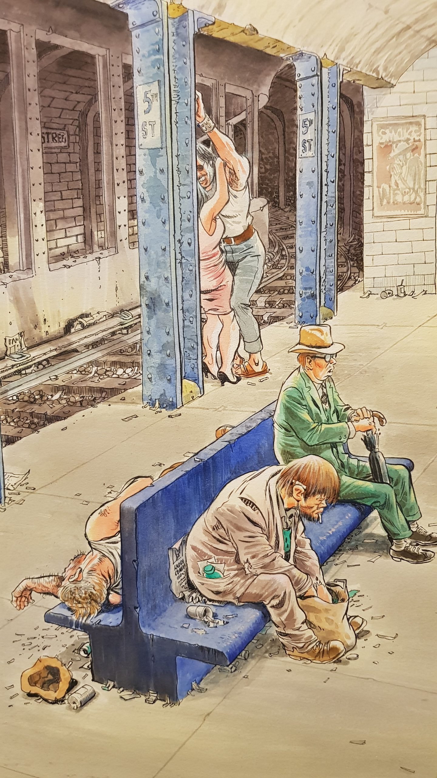 Will Eisner - The Late Train - Detail