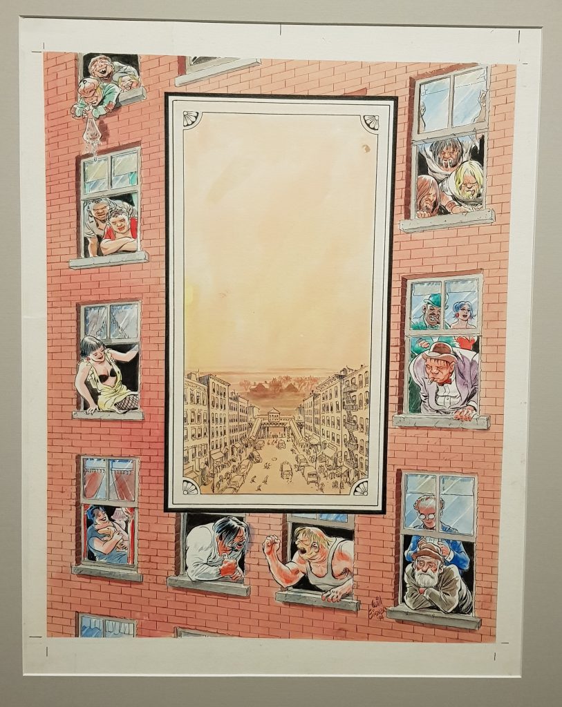 Will Eisner's cover art for Dropsie Avenue