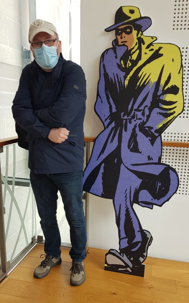 Musee Thomas Henry - The Spirit of Will Eisner Exhibition - The Masked Detective - and friend