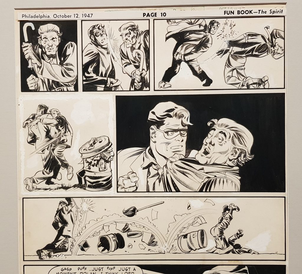 The Spirit - “Mr. McDool” (Oct 12, 1947) - art by Will Eisner - Fight