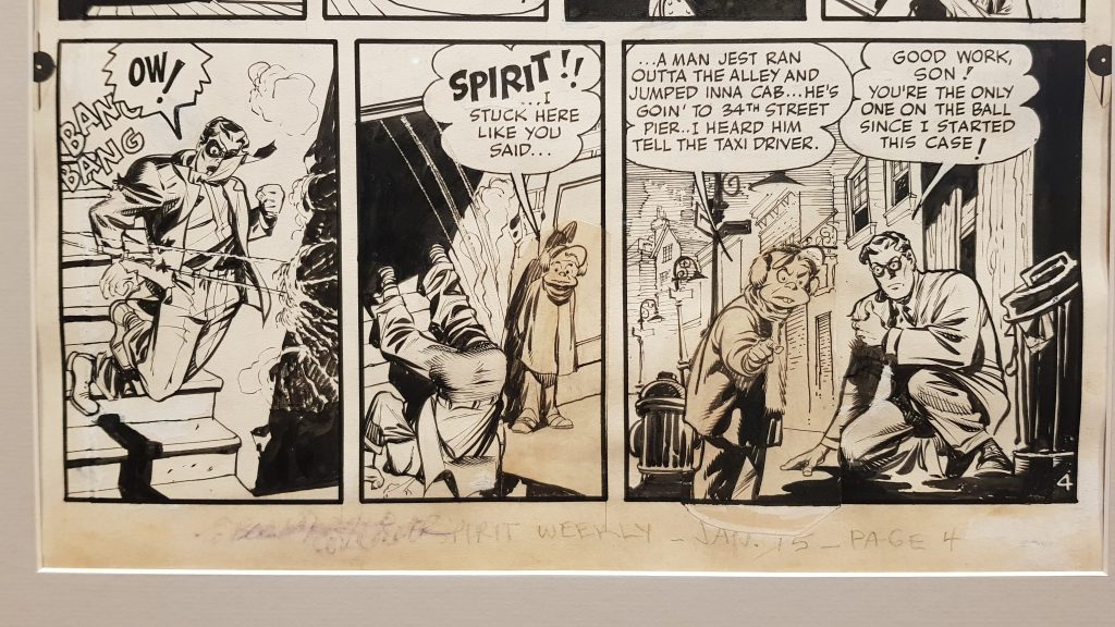 The Spirit - “Bring in Sand Saref” (Jan 15, 1950) by Will Eisner - Detail