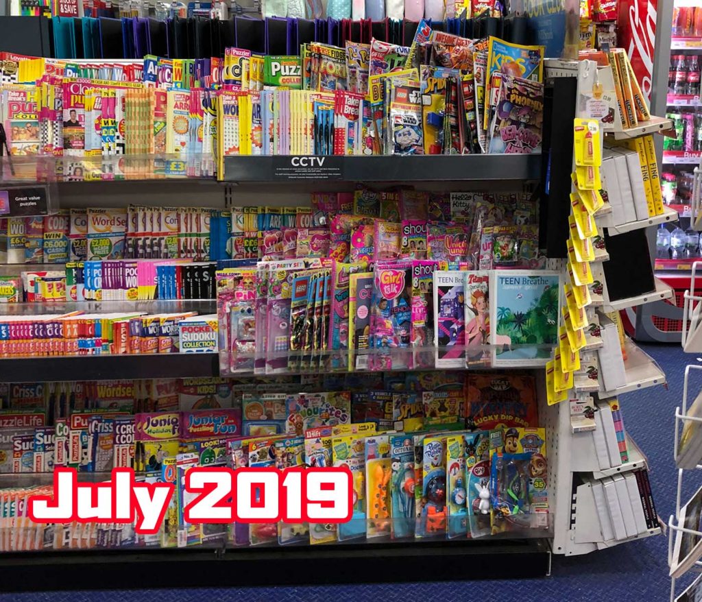 WHSmith Lancaster Children's Section July 2019