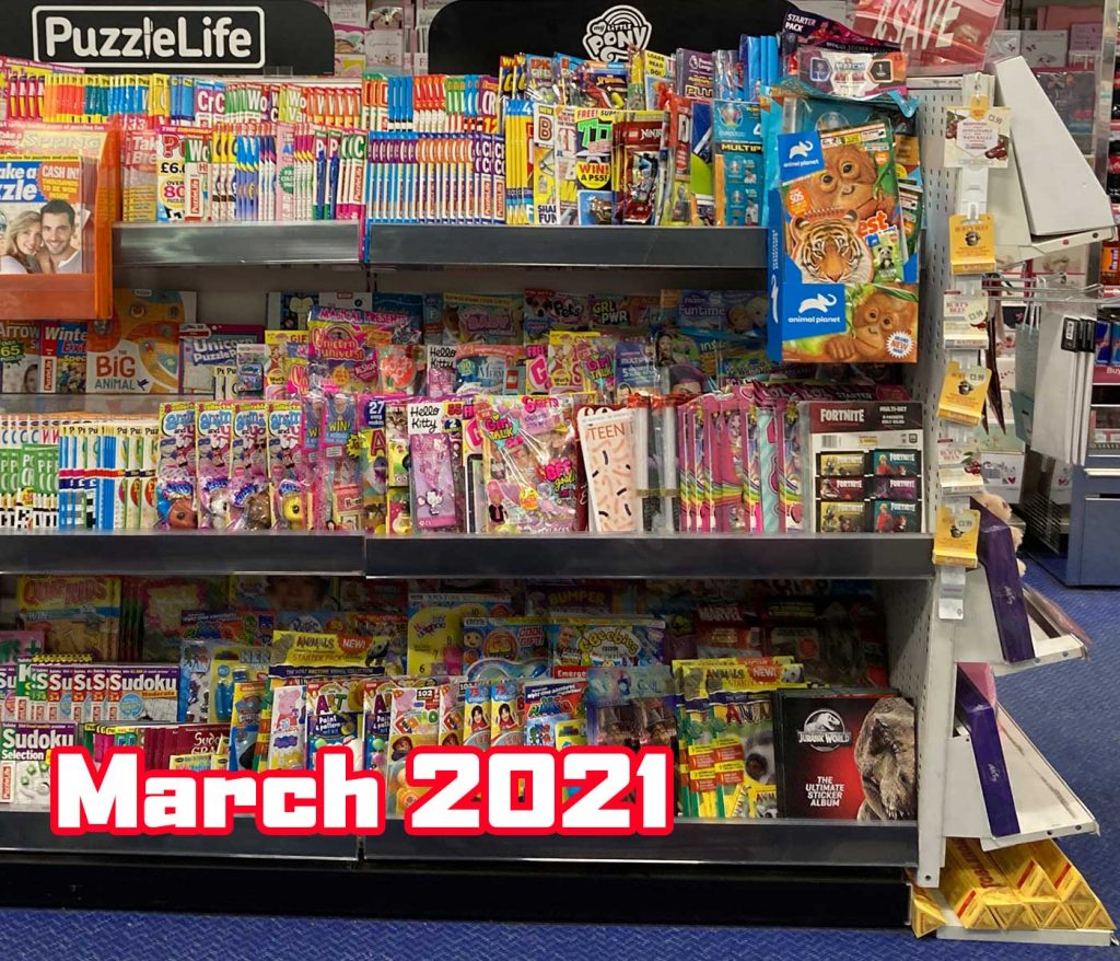 WHSmith Lancaster Children's Section March 2021