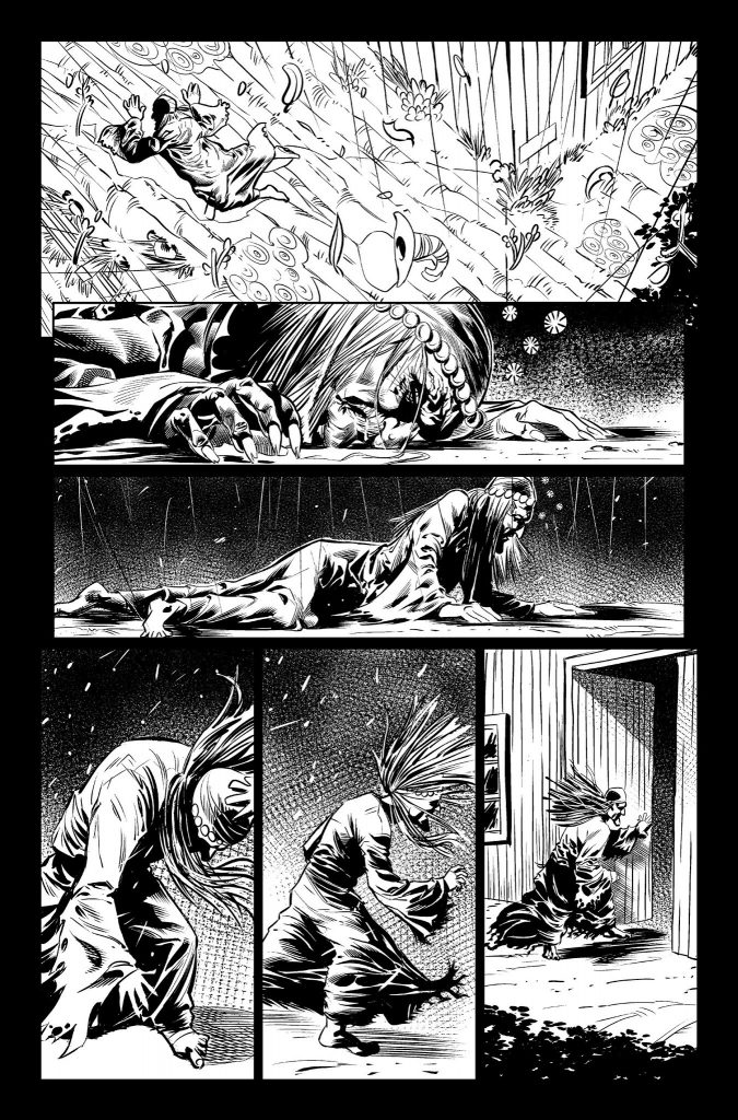 Art for Stormking Comics "John Carpenter's HalloweeNight" by Luis Guaragna