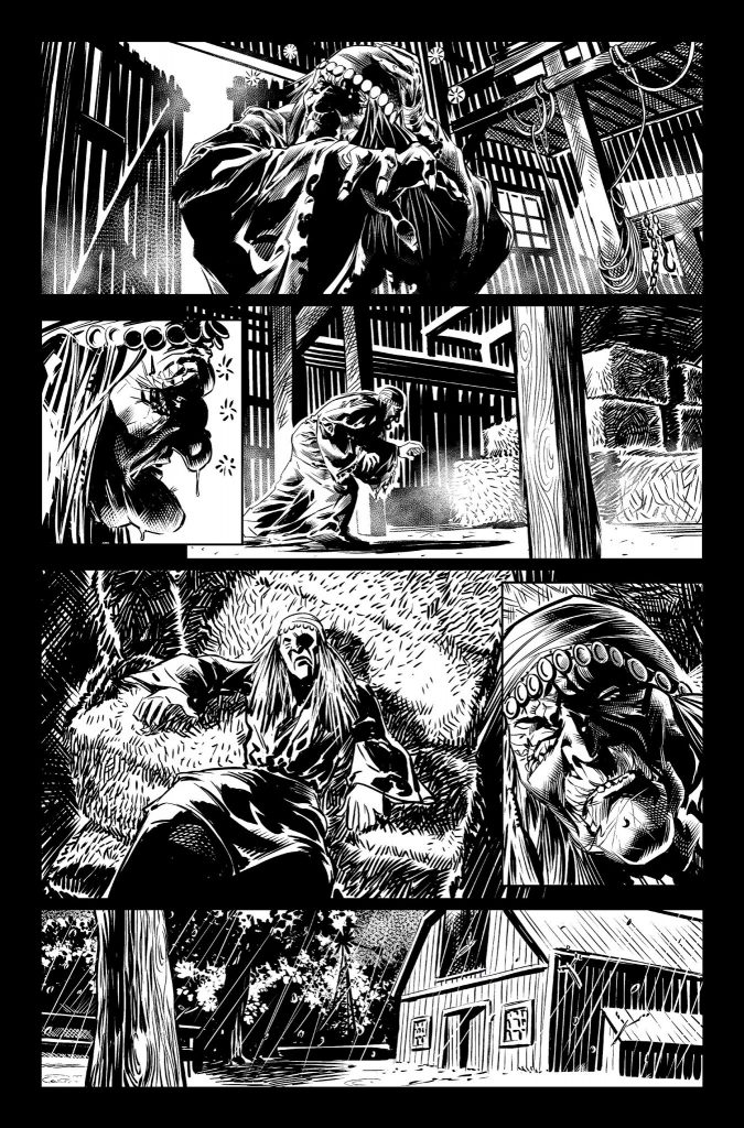 Art for Stormking Comics "John Carpenter's HalloweeNight" by Luis Guaragna