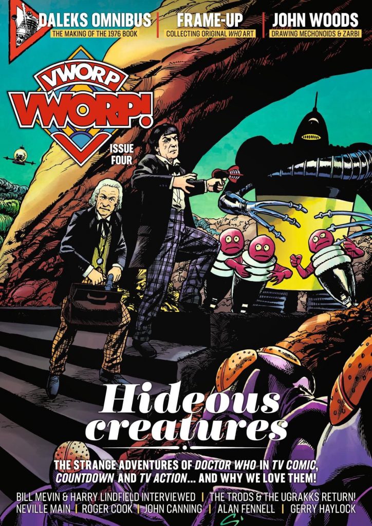 Vworp Vworp! Issue Four, coming in August 2021. Inks by Stephen B Scott, colours by Andrew Orton. Cover 1 of 3