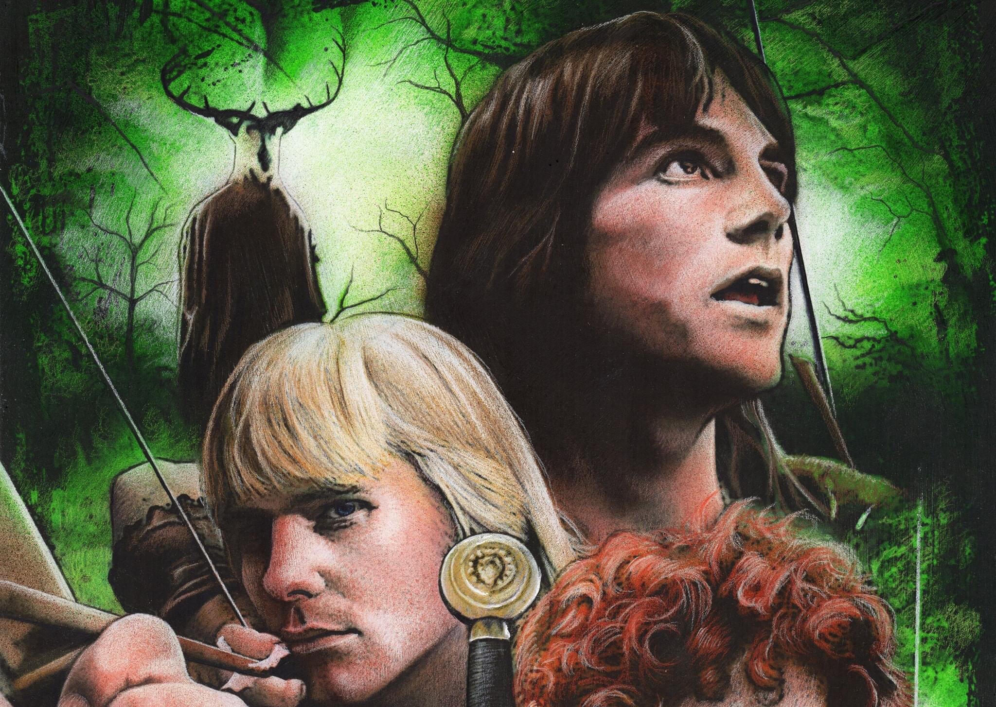 Robin of Sherwood Annual 1987 Preview Art