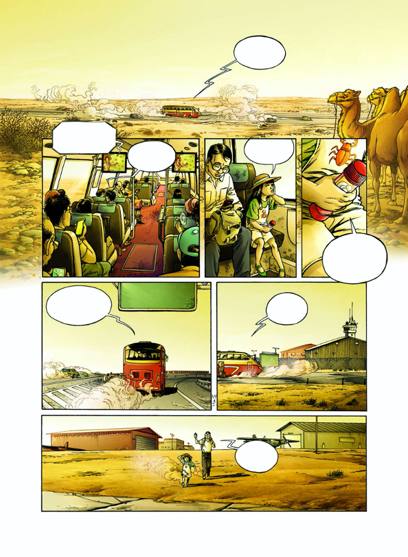 Yuanyuan's Bubbles, adapted by Valérie Manguin, with art by Belgian artist Steven Dupré, coloured by Cyril Saint Blancat