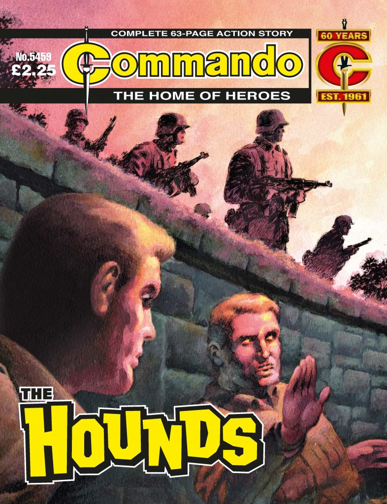 Commando 5459: Home of Heroes: The Hounds - cover by  Ian Kennedy 
