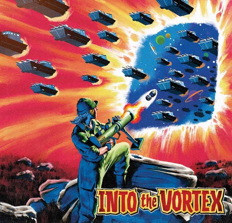 Commando 5461: Action and Adventure - Into the Vortex - cover by Neil Roberts Full