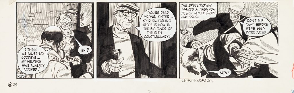 The Seekers newspaper strip (1966) - art by John M. Burns