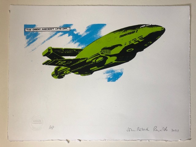 Gerry Anderson Limited Edition Print by john Patrick Reynolds - Thunderbird 2