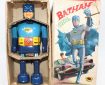 A very rare boxed T.N Nomura "Batman" battery robot. The battery compartment looks unused, in superb condition with original colour picture artwork box and complete with its inner packing. Offered by Lacy Scott & Knight, August 2021. Photo: Lacy Scott & Knight
