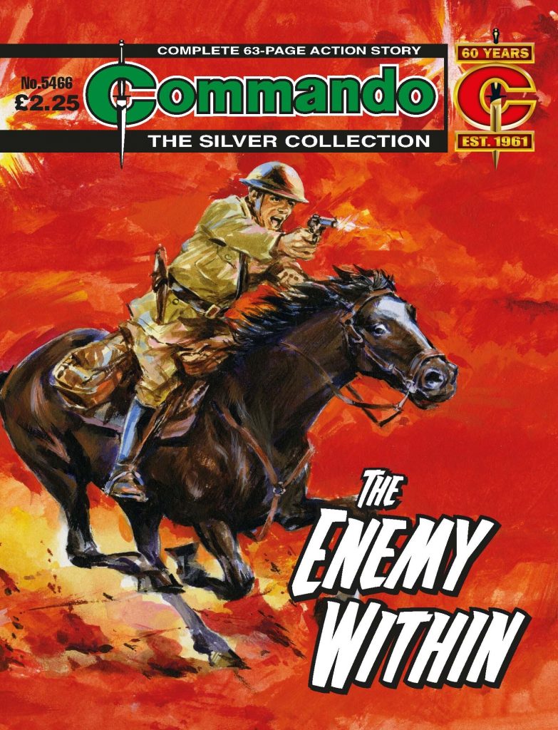 Commando #5466: The Enemy Within - cover by Ron Brown