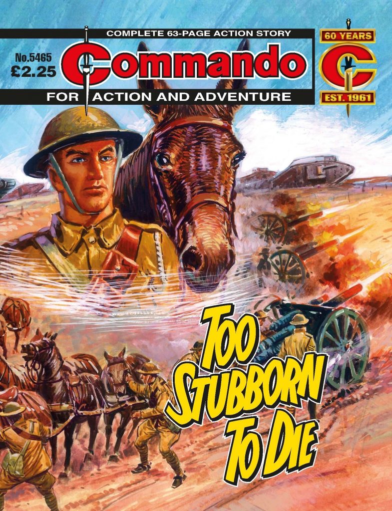 Commando #5465: Too Stubborn To Die - cover by Manuel Benet