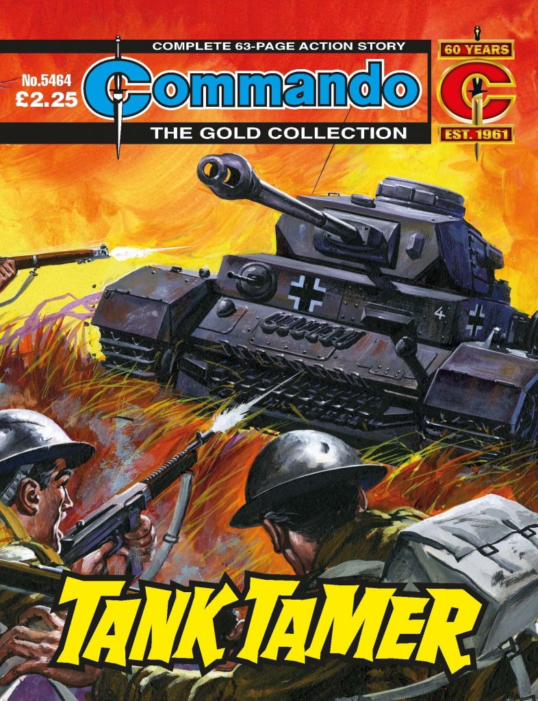 Commando #5464: Tank Tamer - cover by Ken Barr
