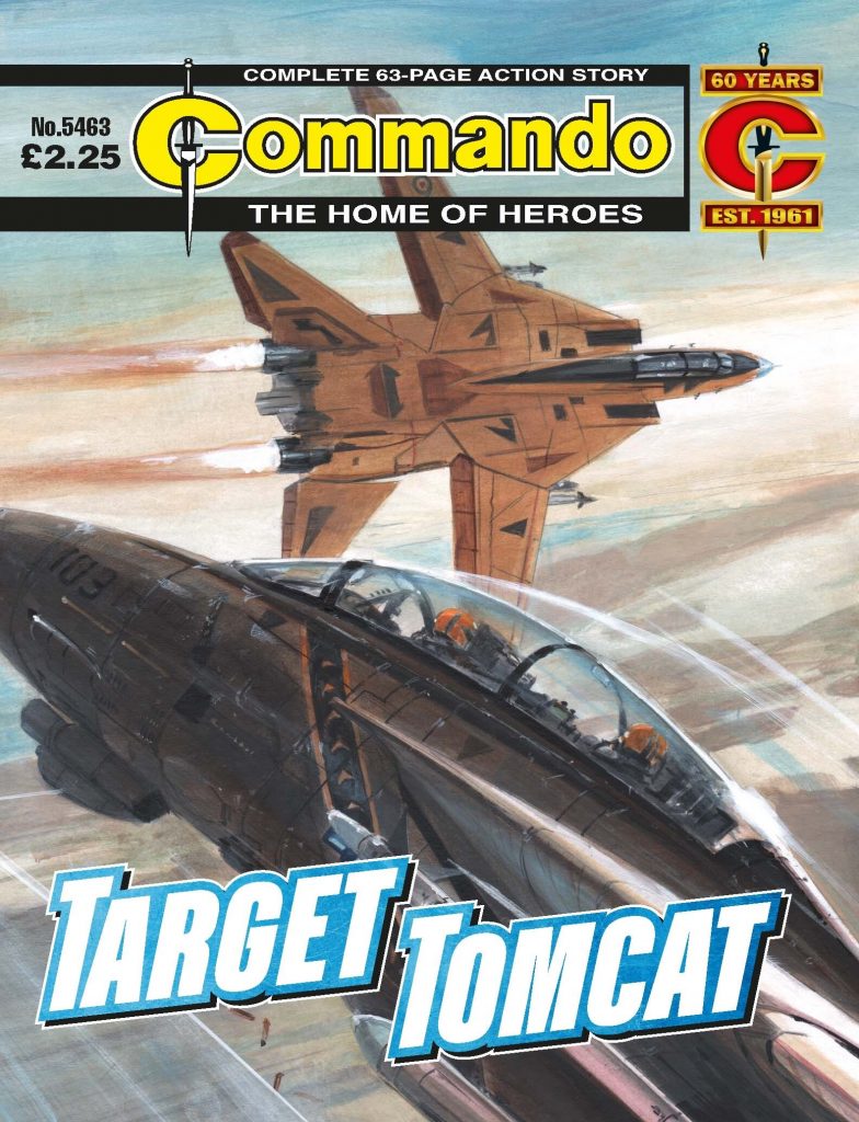 Commando 5463: Home of Heroes - Target Tomcat - cover by Keith Burns