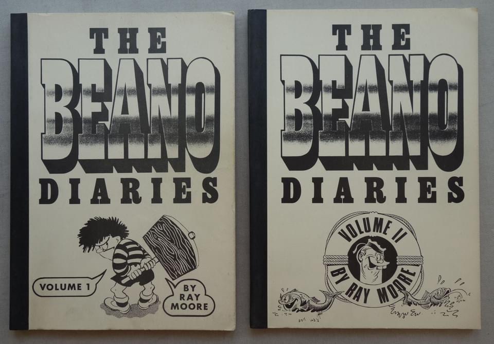 Beano Diaries Volumes 1 and 2 (1991) - Comic Reference Guides  by Ray Moore