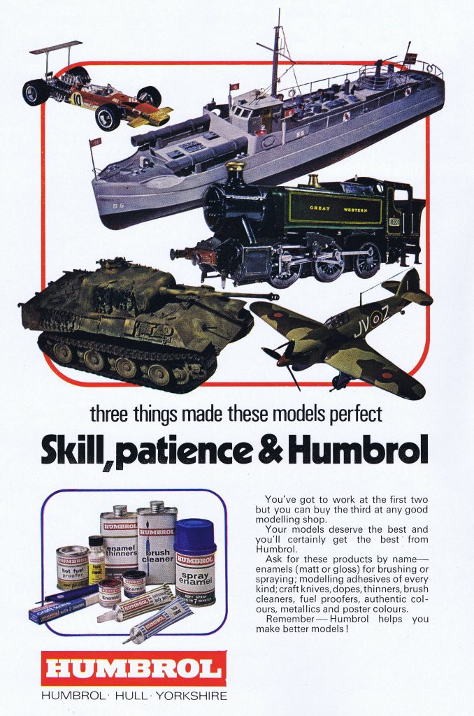 Humbrol Ad, 1972