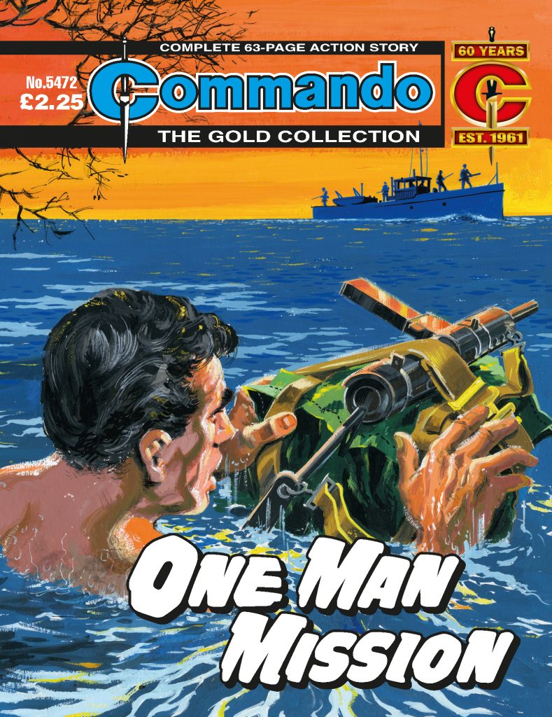 Commando 5472: Gold Collection - One Man Mission - cover by Gordon C Livingstone