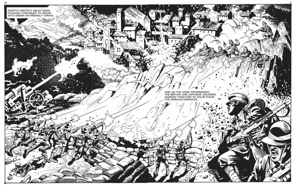 Art by  Alberto Saichann for Commando 5473, "Divergent Empires"
