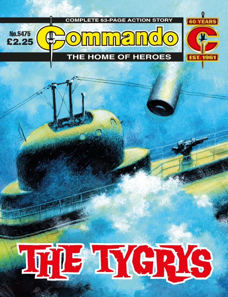Commando 5475: Home of Heroes - The Tygrys - cover by Ian Kennedy