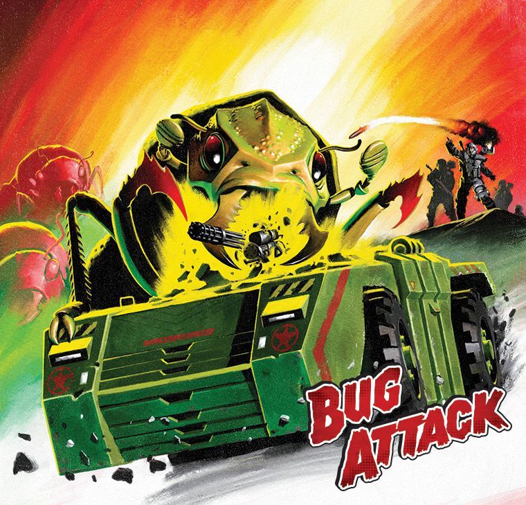 Commando 5477: Action and Adventure - Bug Attack - cover by Neil Roberts
