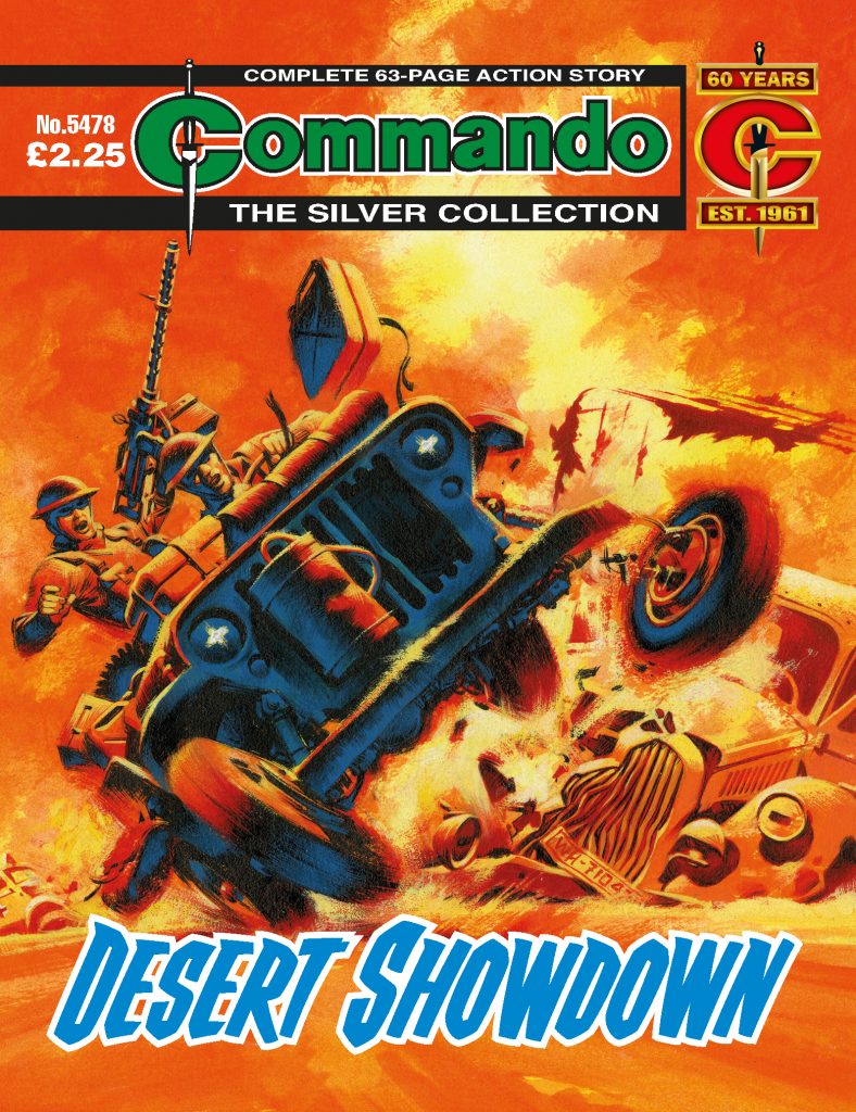 Commando 5478: Silver Collection - Desert Showdown - cover by Ian Kennedy