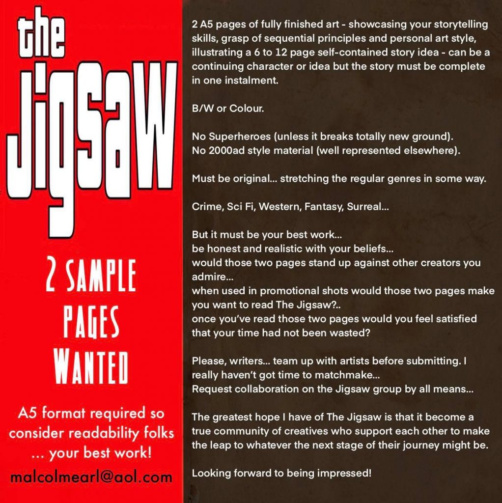 The Jigsaw - Anthology Project by Mal Earl - Specification