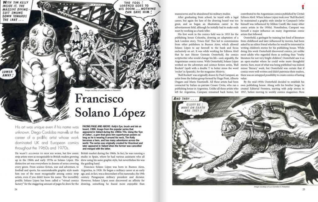 illustrators quarterly issue 34 - Sample Spread - Solano Lopez
