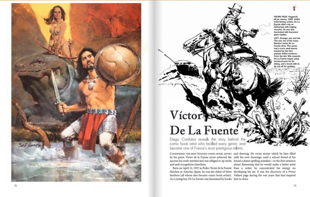 illustrators quarterly issue 34 - Sample Spread - Victor de la Fuente