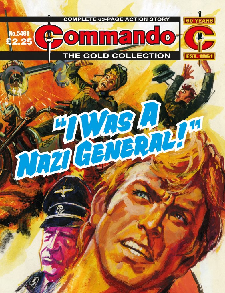 Commando 5468: Gold Collection - “I Was a Nazi General!” - Cover by Aldoma