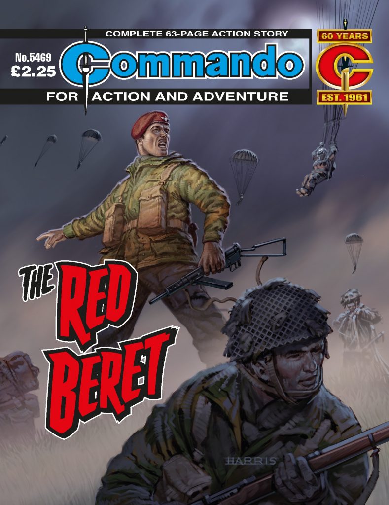 Commando 5469: Action and Adventure - The Red Beret - cover by Mark Harris