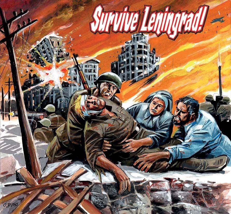 Commando 5467: Home of Heroes - Survive Leningrad! - Cover by Carlos Pino Full