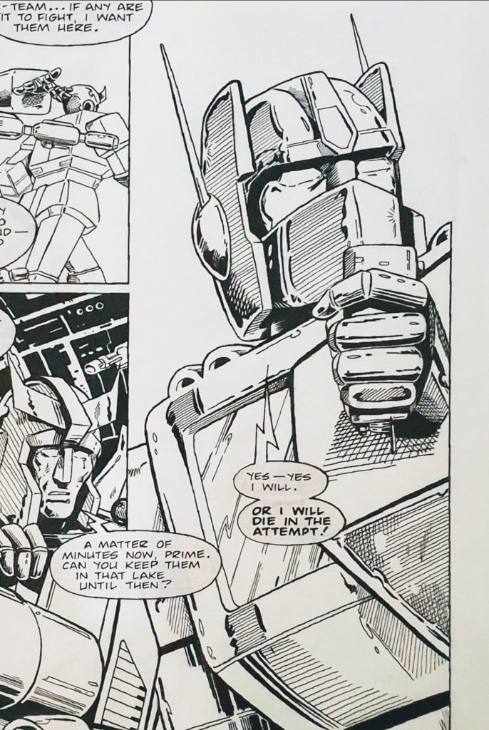 Transformers by Simon Furman and Barry Kitson, for Marvel UK