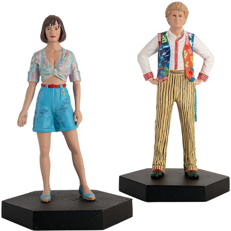 Hero Collector - Doctor Who Peri and Sixth Doctor Figures