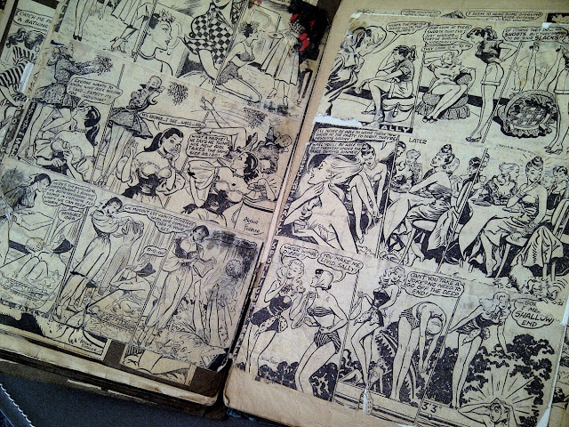 Mike Hubbard Art Reference Folder (1940s)