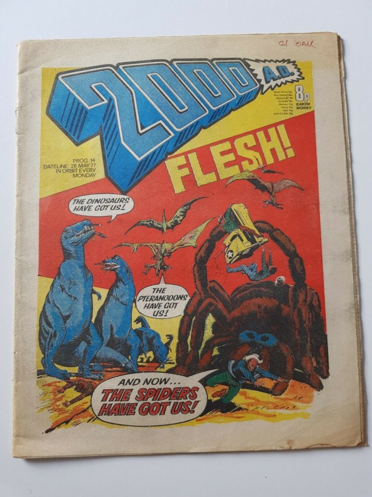 2000AD Prog 14 Cover Artist Unknown