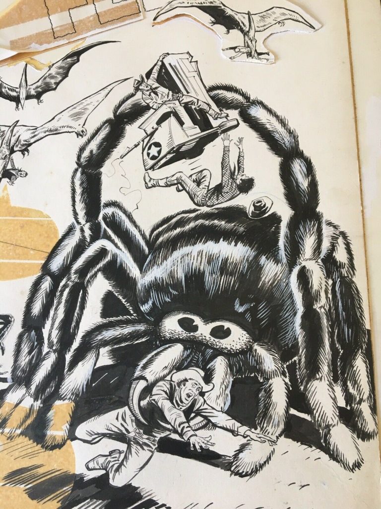 Detail of the 2000AD Prog 14 Cover Art - Artist Unknown