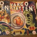 Copies of Vargo Statten Science Fiction Magazine featuring stories by John Russell Fearn