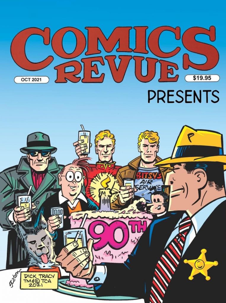 Comics Revue - October 2021 - cover by Joe Staton